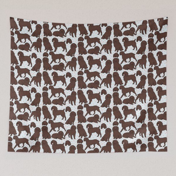 Item preview, Spaniel boykin cute illustration  pattern  designed and sold by Yarafantasyart.