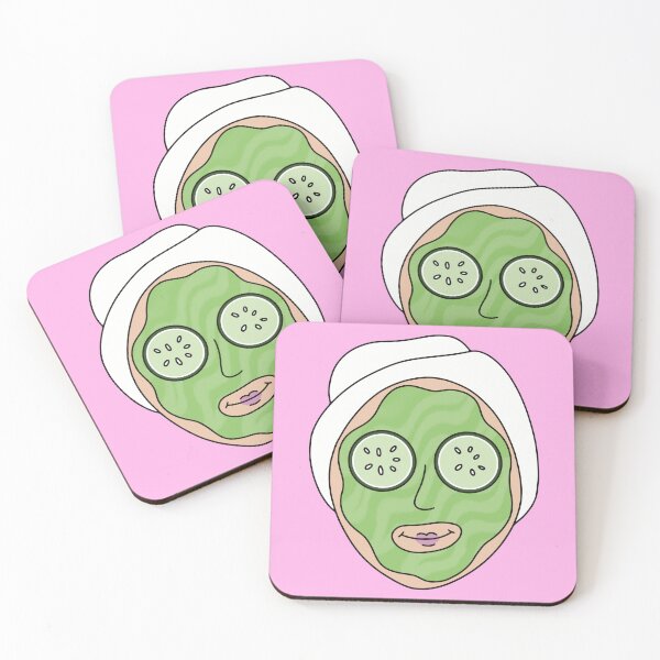 Item preview, Spa Day Cucumber Mask designed and sold by murialbezanson.