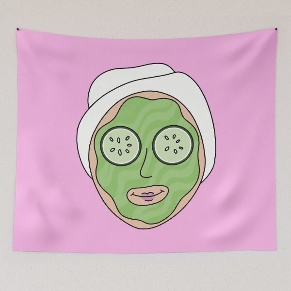 Item preview, Spa Day Cucumber Mask designed and sold by murialbezanson.