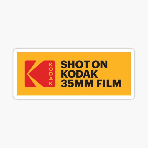 Tourné sur un film Kodak 35 mm Sticker