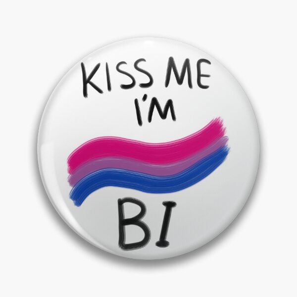 Item preview, Kiss me I'm Bi designed and sold by Chelcat.