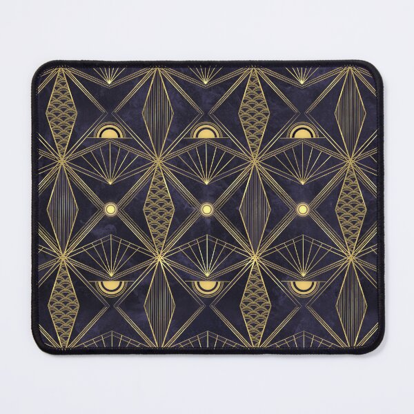 Item preview, Golden Art Deco Marble designed and sold by Lori Buesking Studio.