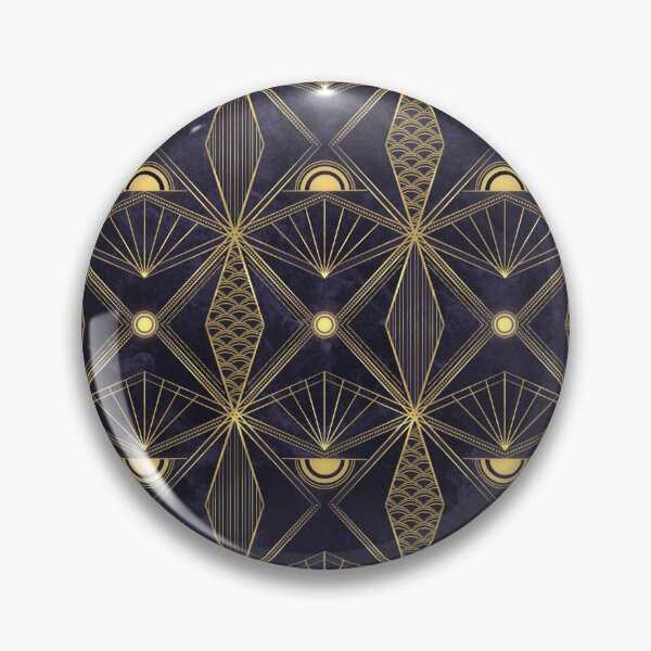 Item preview, Golden Art Deco Marble designed and sold by Lori Buesking Studio.