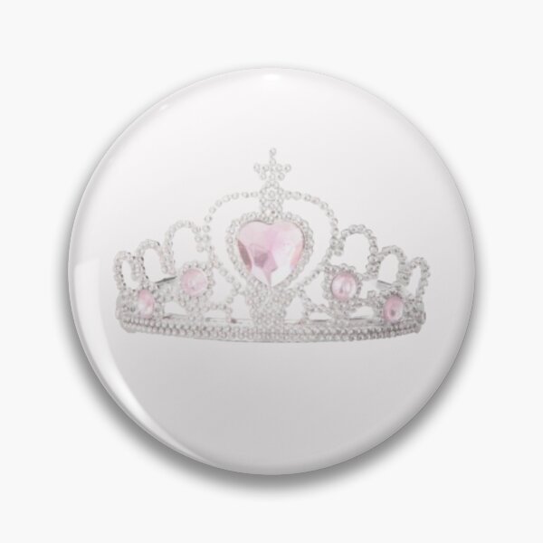 Item preview, Coquette Pink Heart Diamond Princess Tiara Crown designed and sold by h0tc0utureshop.