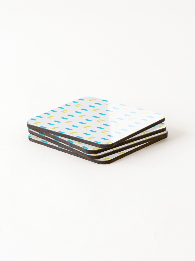 Thumbnail 4 of 5, Coasters (Set of 4), Gradient Game designed and sold by patternpiper.