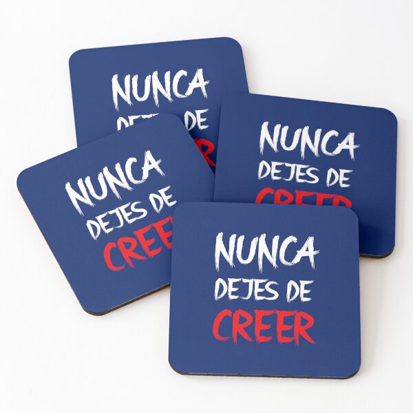 Item preview, Nunca Dejes de Creer White Red designed and sold by VRedBaller.