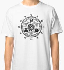Gate of Time - Black Classic T-Shirt