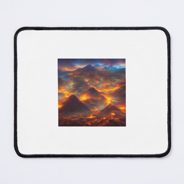 Item preview, Landscape of lava mountains 3 designed and sold by Hyper-Store.