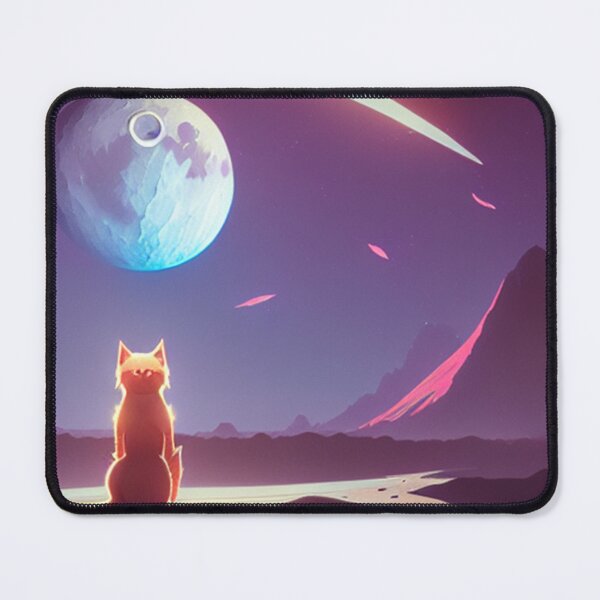 Item preview, Feline Astronomer: Cat Fishing for Stars on the Moon designed and sold by MoStorish.