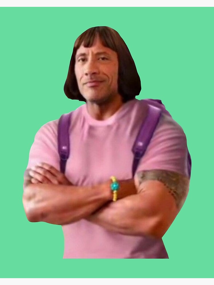 rock dora meme