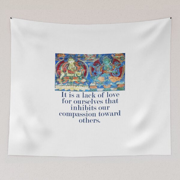 Item preview, It Is A  Lack Of Love For Ourselves - Compassion Quote  designed and sold by CrankyOldDude.