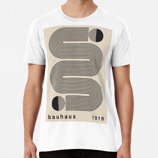 Item preview, Black & Beige Bauhaus Poster designed and sold by NicolJay.