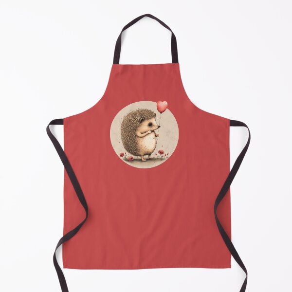 Item preview, Hedgehog with Heart Balloon designed and sold by Fran Fryberg.