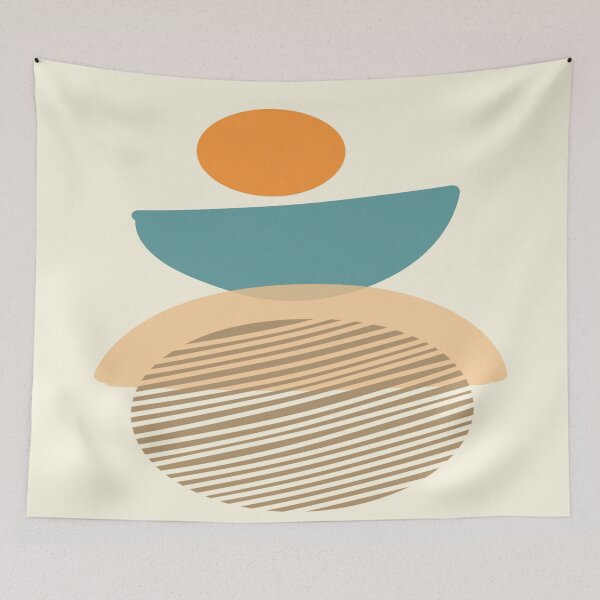 Item preview, Geometrical Half Circle Design designed and sold by adoredigitals.