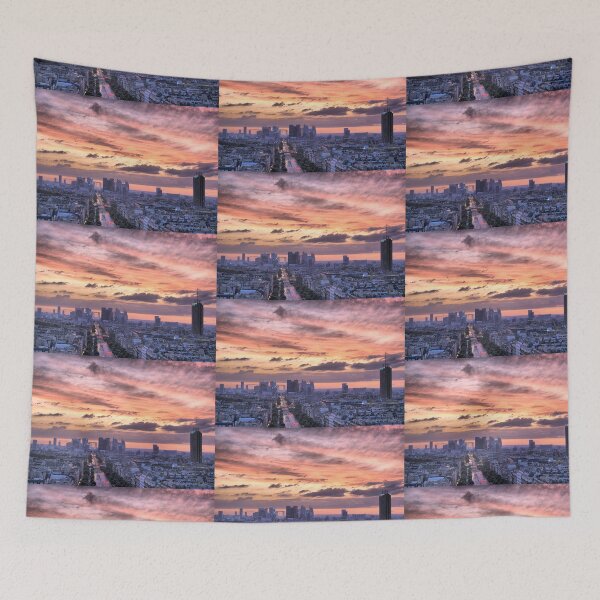Item preview, Red Sky Over Paris - Landscape designed and sold by Paul Thompson Photography.