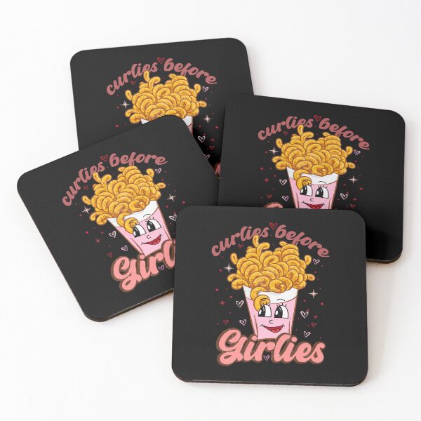 Item preview, Curlies Before Girlies, Funny Retro Valentine's Day designed and sold by printify.