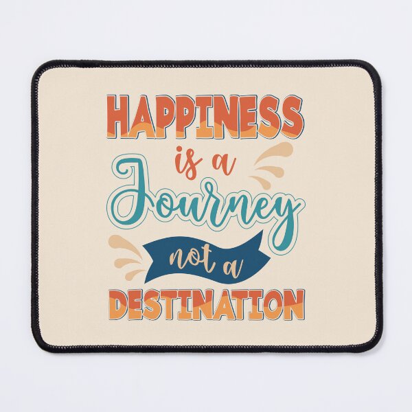 Item preview, Happiness is a Journey not a Destination Retro designed and sold by Alice-Elgawi.