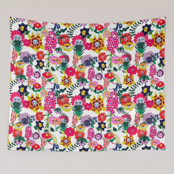 Item preview, A Rather Odd Garden Party repeat print designed and sold by EmilyHinderaker.