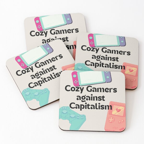 Item preview, Cozy Gamers against Capitalism designed and sold by Moon Goose .