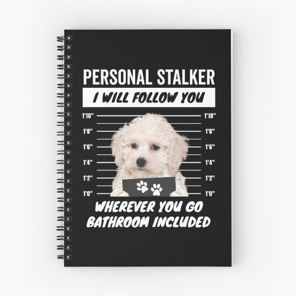 Artikelvorschau, Persönlicher Stalker-Hund – Weißer Maltipoo entworfen und verkauft von More Cute Dogs.