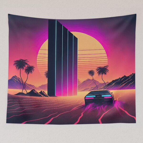 Item preview, Sunset Cruiser: Waves of the Wasteland designed and sold by Mullet Monkey.