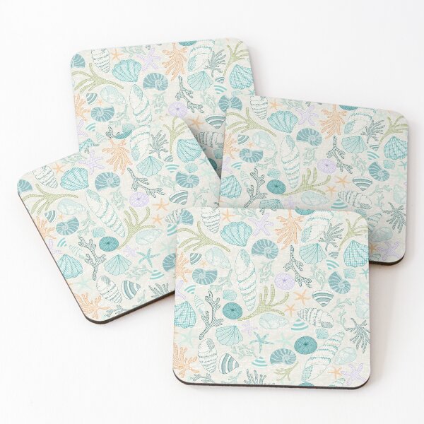 Item preview, Cross stitch seashells designed and sold by SweetCoolVibes.