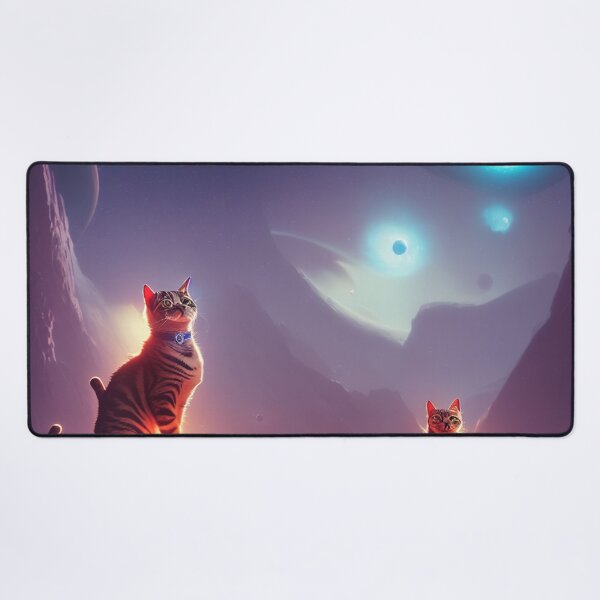Item preview, Feline Feast in Space: Cat Eating Planets designed and sold by MoStorish.