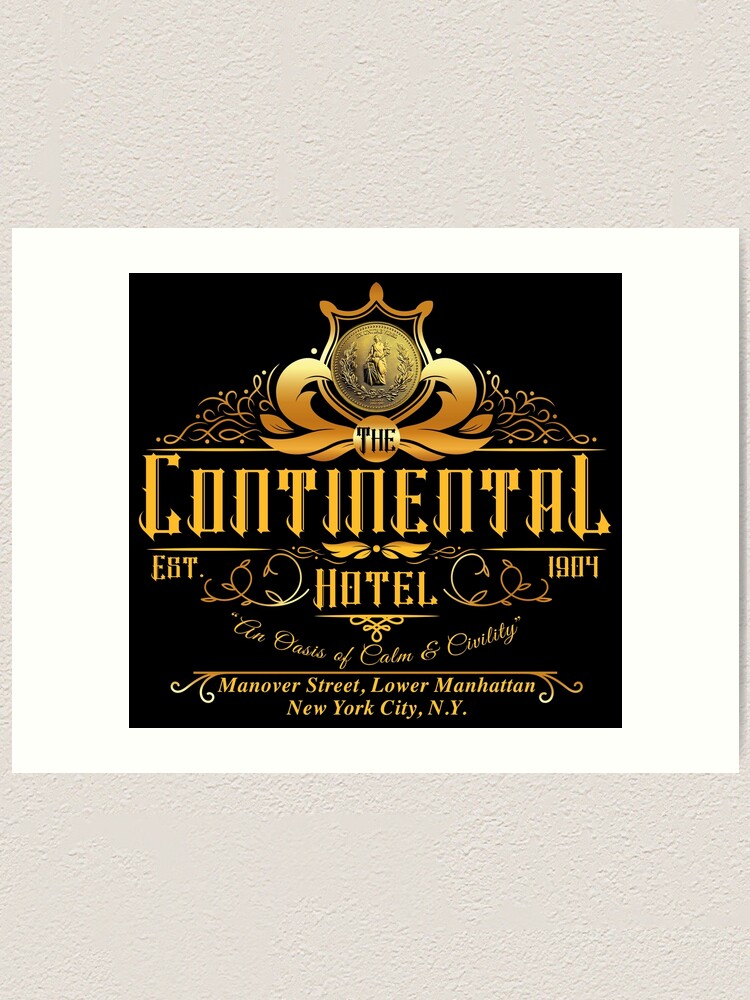 The Continental Hotel New York City Art Print for Sale by alhern67