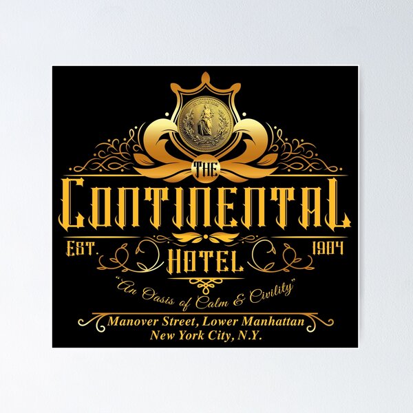 Artikel-Vorschau von Das Continental Hotel New York City, designt und verkauft von Alema Art.