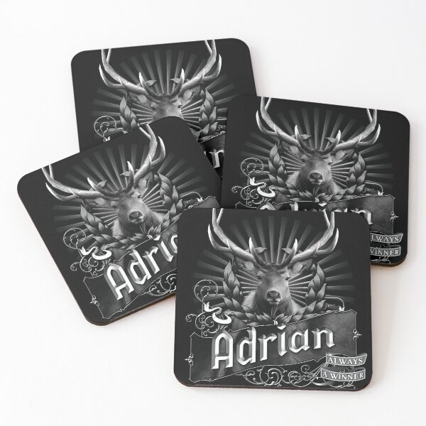 Item preview, Old-Timey Deer/Buck Label with Adrian on it: A Vintage-Inspired Piece of Badassery designed and sold by PlaTolstoy.