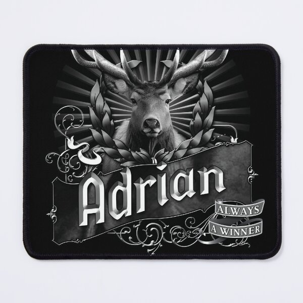 Item preview, Old-Timey Deer/Buck Label with Adrian on it: A Vintage-Inspired Piece of Badassery designed and sold by PlaTolstoy.