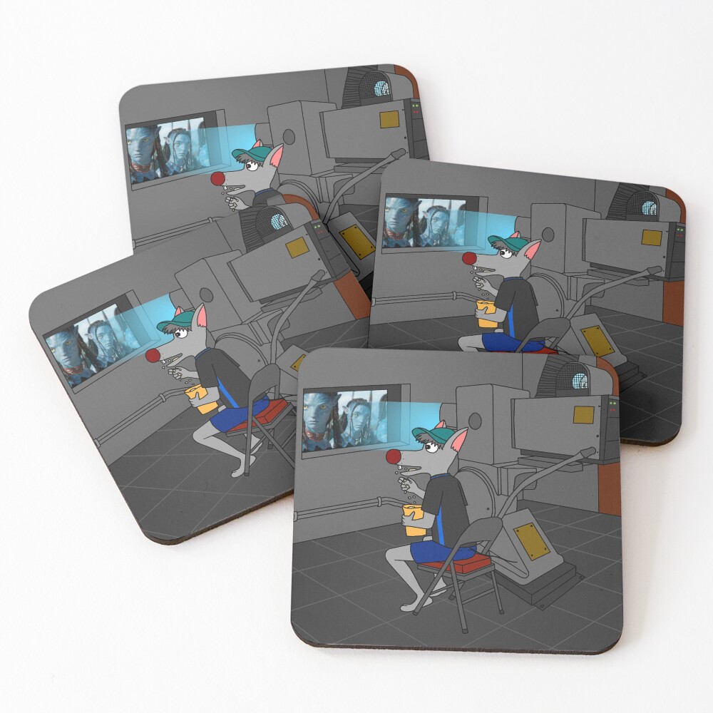 Item preview, Coasters (Set of 4) designed and sold by BKToonsShop.