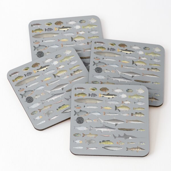 Item preview, Amazon River Basin Fish Group designed and sold by fishfolkart.
