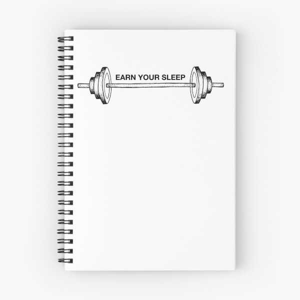 Item preview, Earn Your Sleep motivational saying designed and sold by AngryOcean.