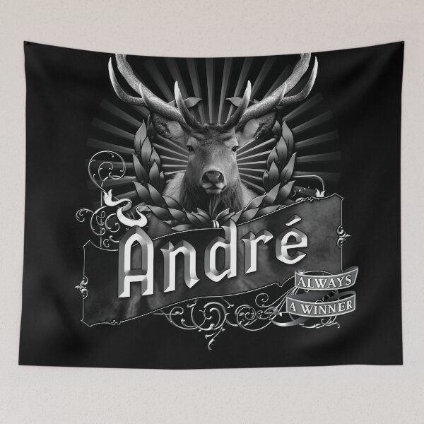 Item preview, Old-Timey Deer/Buck Label with André on it: A Vintage-Inspired Piece of Badassery designed and sold by PlaTolstoy.