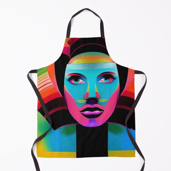 Item preview, Modern Art Portrait Paintings: Unique, Colorful, and Iconic Design designed and sold by CattlettArt.