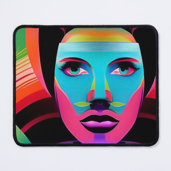 Item preview, Modern Art Portrait Paintings: Unique, Colorful, and Iconic Design designed and sold by CattlettArt.