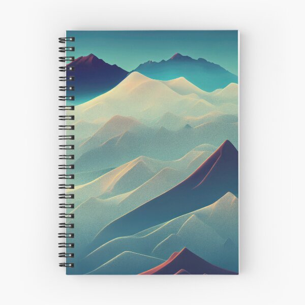 Item preview, Winter Blue Ridge Mountain Landscape with Glowing Peak  designed and sold by bryanchvzz.