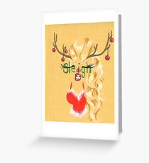 Sleigh Greeting Card