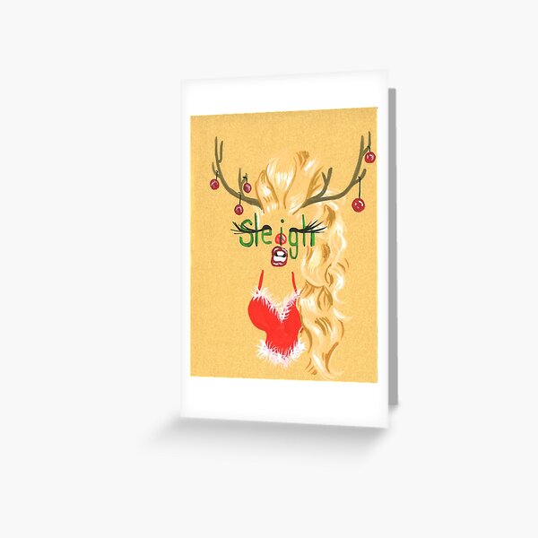 Sleigh Greeting Cards for Sale