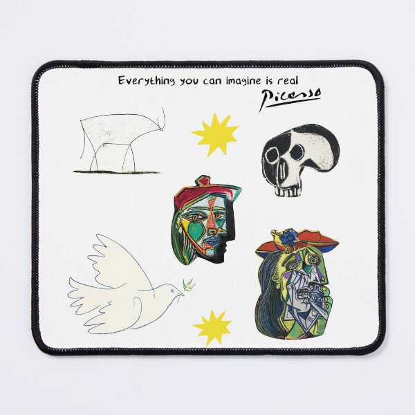 Item preview, Picasso Inspired Collage Skull designed and sold by BarcelonaLights.