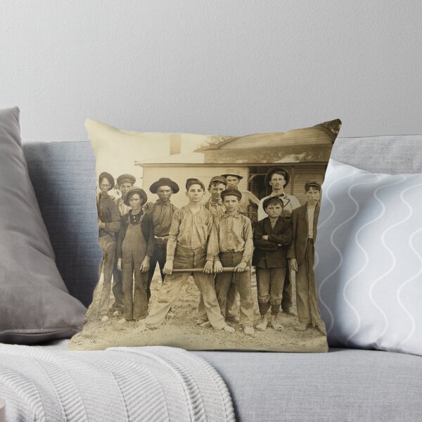 Item preview, The Ball Team by Lewis Hines, 1908 designed and sold by World Vintage Photos.