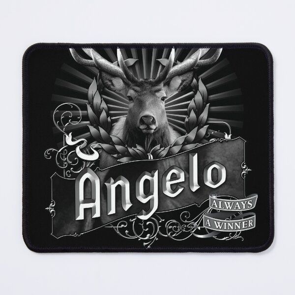 Item preview, Old-Timey Deer/Buck Label with Angelo on it: A Vintage-Inspired Piece of Badassery designed and sold by PlaTolstoy.