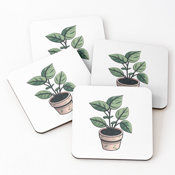 Item preview, Simple Green Potted Plant Drawing designed and sold by KodakDesigns.