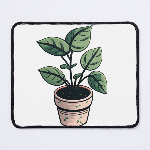 Item preview, Simple Green Potted Plant Drawing designed and sold by KodakDesigns.