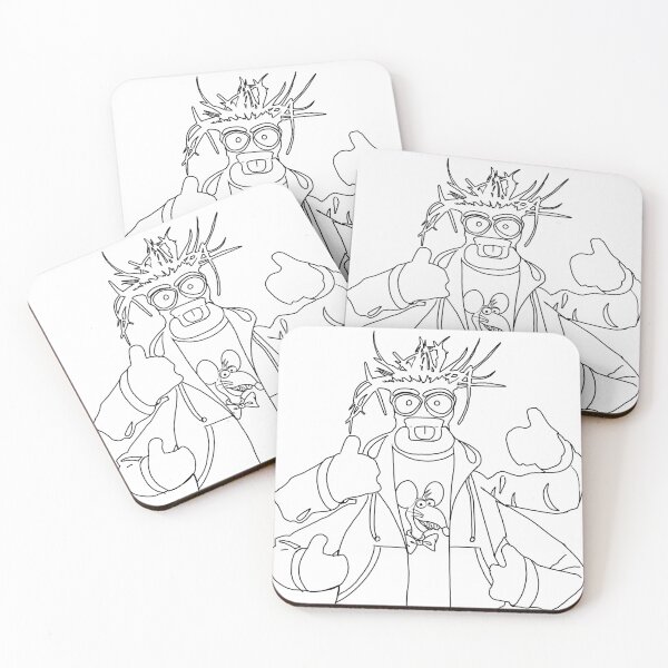 Item preview, Pepe the King Prawn Black and White Fan Art designed and sold by Sommerman1.