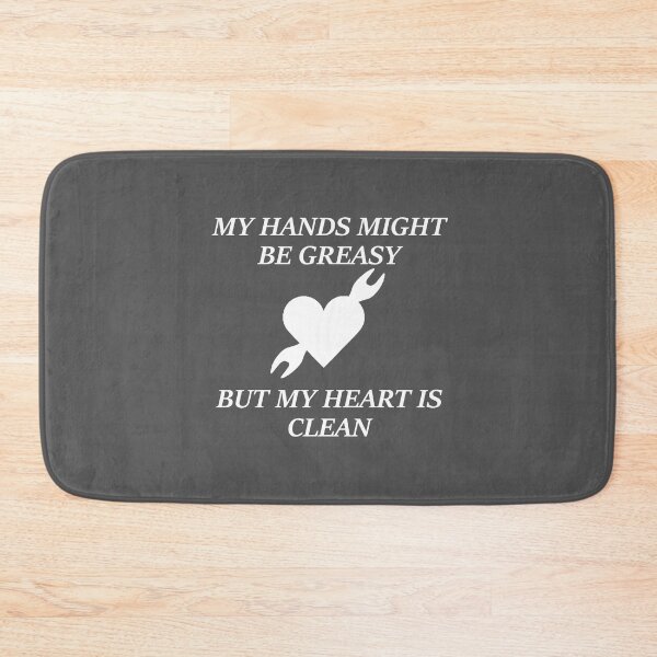Item preview, Mechanic - Greasy Hands Clean Heart White designed and sold by Standard Deviation Co.