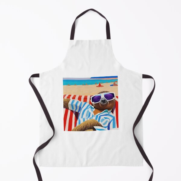 Item preview, Sloth Chilling Out At The Beach designed and sold by jomfix.