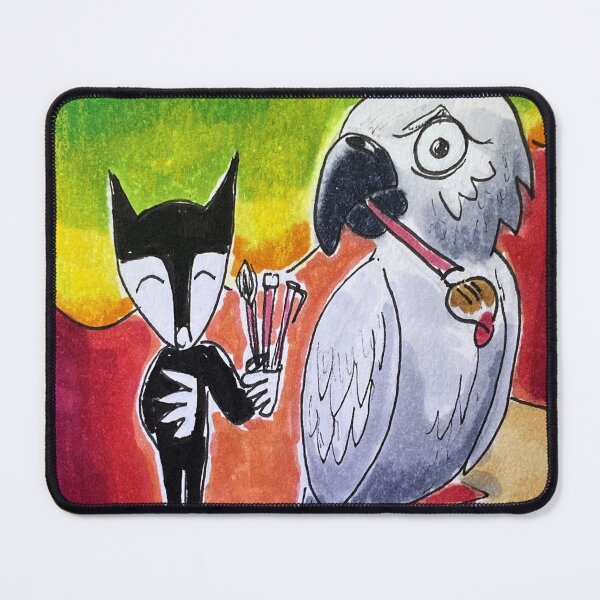 Item preview, Give a parrot art supplies and you'll get a colorful forest designed and sold by friendly-fox.
