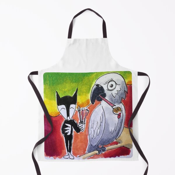 Item preview, Give a parrot art supplies and you'll get a colorful forest designed and sold by friendly-fox.